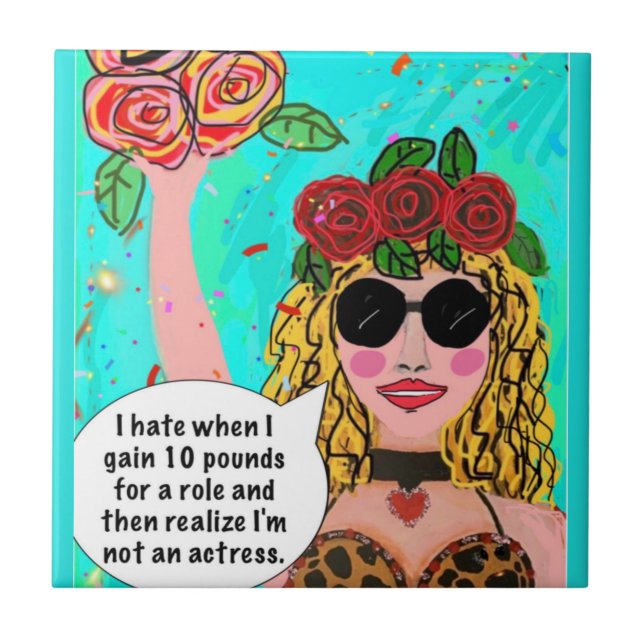 Carreau CARRELAGE. Je déteste quand j'ai gagné 10 livres p (Devant)