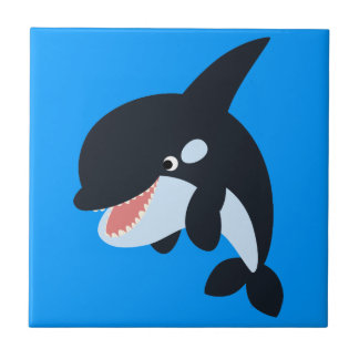 Carreau Carrelage joli Cartoon Killer Whale