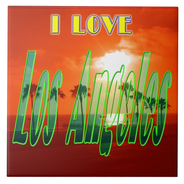Carreau Carrelage "Lovely Los Angeles" (Devant)