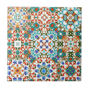 Carreau Carrelage marocain, mosaïque, art coloré