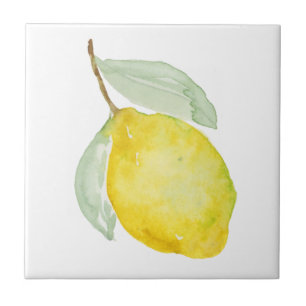 Carreau Carrelage méditerranéen, citron de style sicilien
