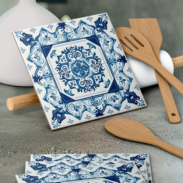 Carreau Carrelage méditerranéen, Portugais, Azulejo, Majol (Créateur téléchargé)