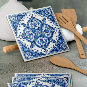 Carreau Carrelage méditerranéen, Portugais, Azulejo, Majol