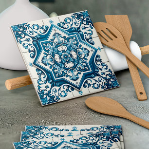 Carreau Carrelage méditerranéen, Portugais, Azulejo, Majol