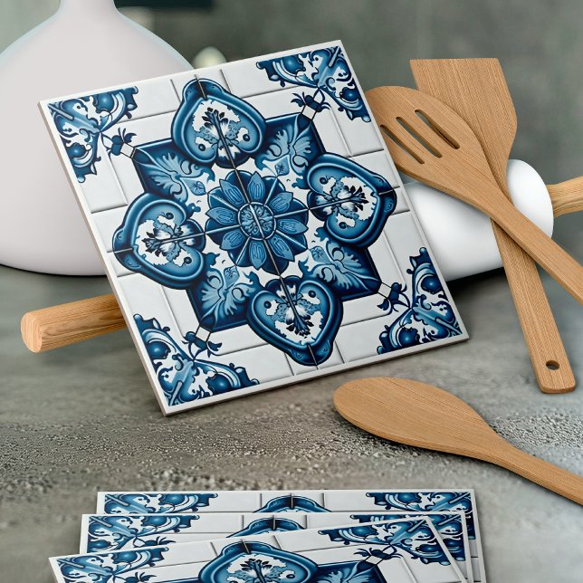 Carreau Carrelage méditerranéen, Portugais, Azulejo, Majol (Créateur téléchargé)