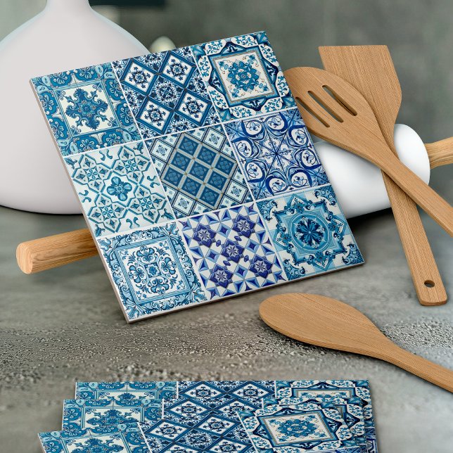 Carreau Carrelage méditerranéen, Portugais, Azulejo, Majol (Créateur téléchargé)