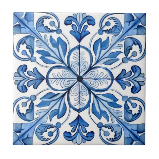 Carreau Carrelage méditerranéen, Portugais, Azulejo, Majol (Devant)