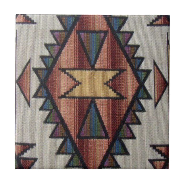 Carreau Carrelage Motif de style sud-ouest (Devant)
