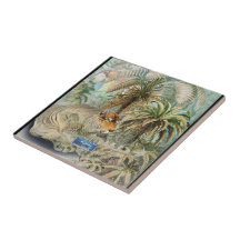 Carrelage noir (fièvre de la jungle) RFPMDesigns ©