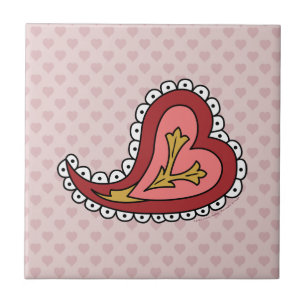 Carreau Carrelage Paisley Heart