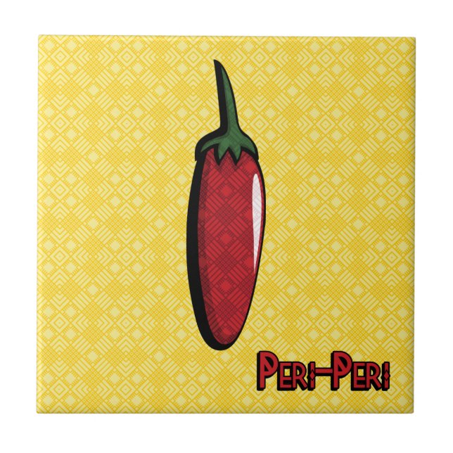 Carreau Carrelage Peri-Peri Chili Pepper (Devant)