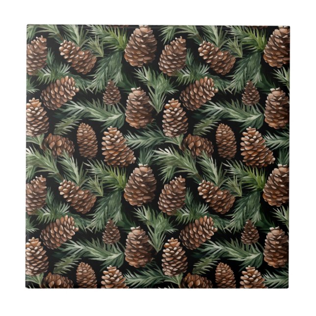 Carreau Carrelage Pinecones (Devant)