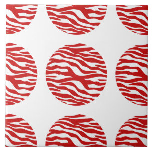 Carreau Carrelage Pois d'impression Zebra