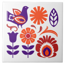 Carrelage populaire polonais de colombe