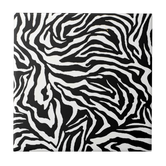 Carreau carrelage poster de animal motif floral délicat (Devant)