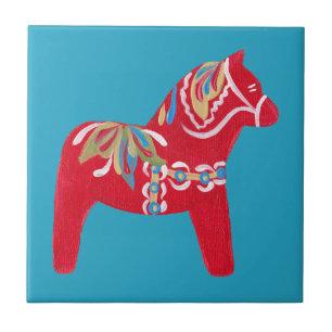 Carreau Carrelage Red Dala Horse