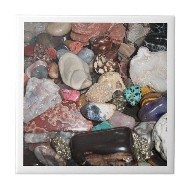 Carreau Carrelage rocheux poli (Devant)