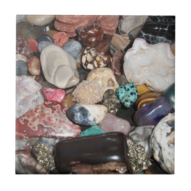 Carreau Carrelage rocheux poli (Devant)