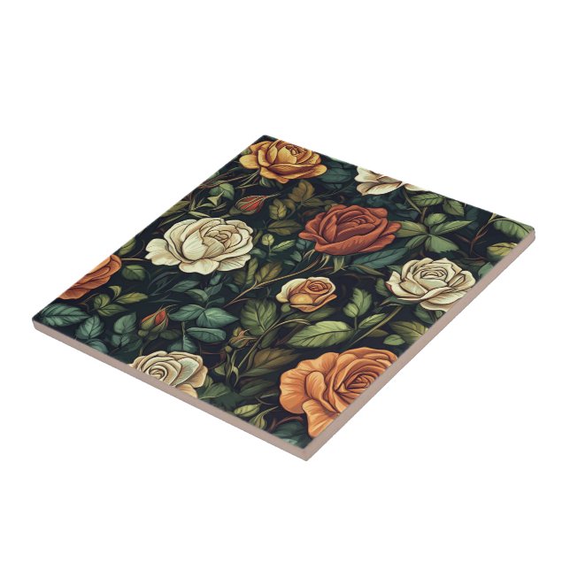 Carreau Carrelage Rose Vintage Classique Pour Cuisine Rust (Côté)
