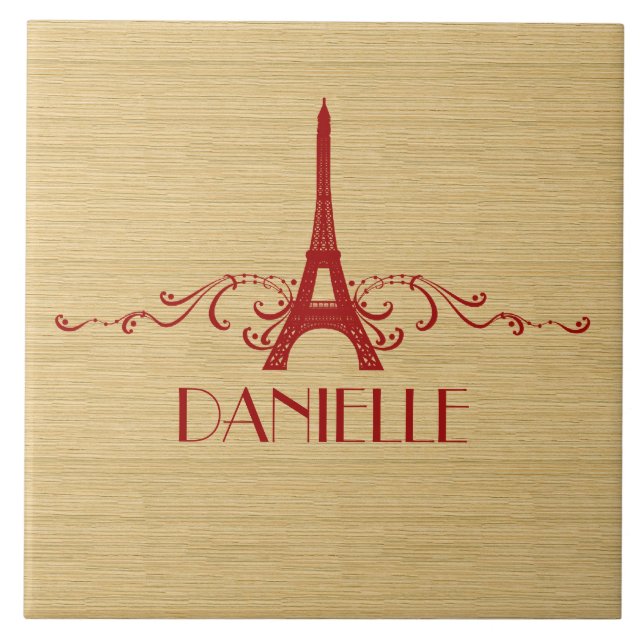 Carreau Carrelage rouge français (Devant)