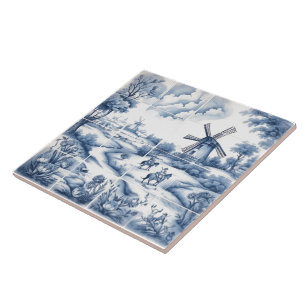 Carreau Carrelage rustique Indigo dans la campagne