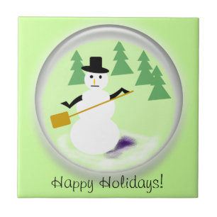 Carreau Carrelage - Snowman Globe