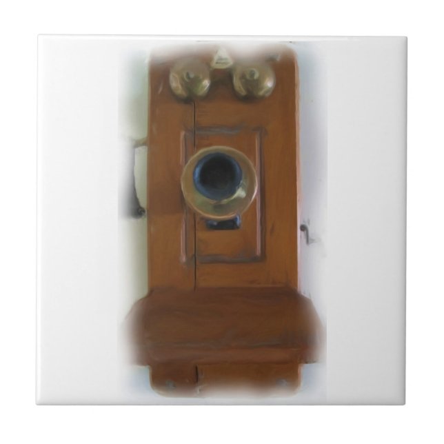 Carreau Carrelage téléphonique vintage (Devant)