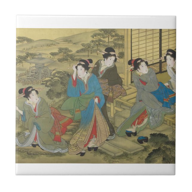 Carreau Carrelage traditionnel japonais en céramique (Devant)