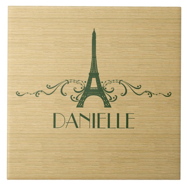 Carreau Carrelage vert français (Devant)