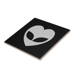 Carreau Carrelet de coeur d'amour extraterrestre