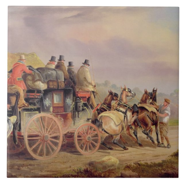 Carreau Cars de courrier sur la route : Le "mercure" (Devant)