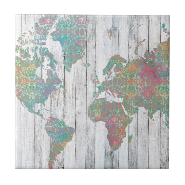 Carreau Carte Boho II (Devant)