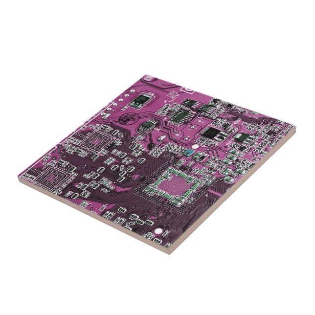 Carreau Carte circuit imprimé circuit imprimé circuit viol (Côté)