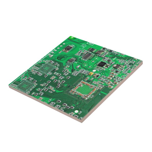 Carreau Carte circuit imprimé circuit vert PCB (Côté)