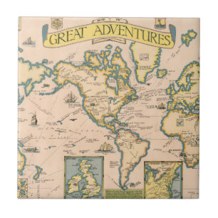 Carreau Carte de grandes aventures