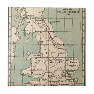 Carreau Carte de la vieille Angleterre