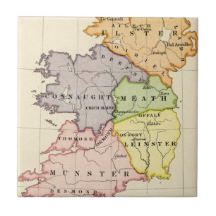 Carreau Carte de l'Irlande