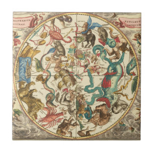 Carreau Carte du ciel de l'hémisphère sud de 1660, édition