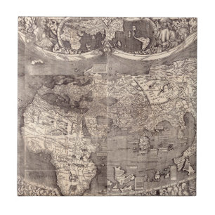 Carreau Carte du monde   1507