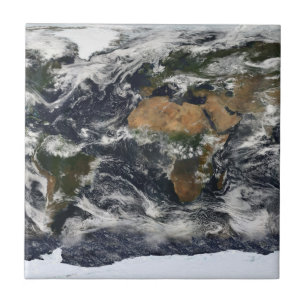 Carreau Carte du monde MODIS