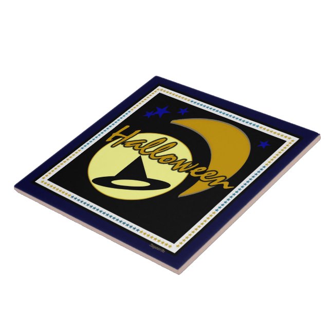Carreau Carte graphique Halloween (Côté)
