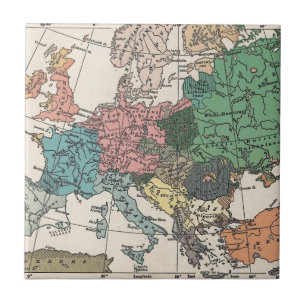 Carreau Carte Vintage voyage