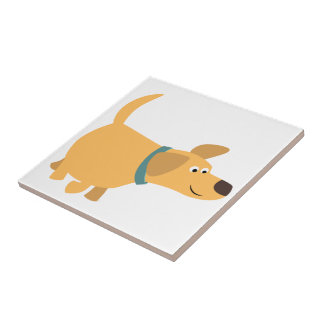 Carreau Carton mignon Jaune Carrelage Labrador