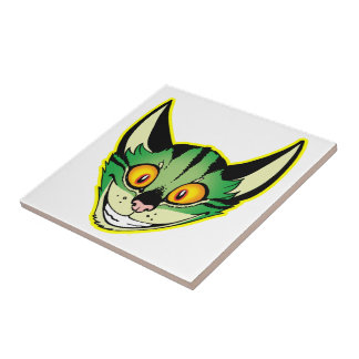 Carreau Cartouche de chat fluorescent