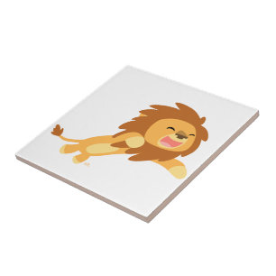 Carreau Cartouche Lion Jolie