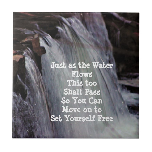 Carreau  Cascade aux mots (Devant)