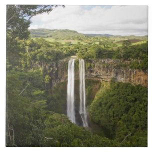 Carreau Cascade de Chamarel-la plus haute de Maurice, plus