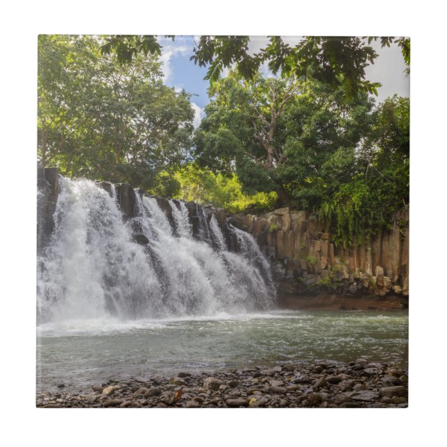 Carreau Cascade de Rochester Falls à Souillac Maurice (Devant)