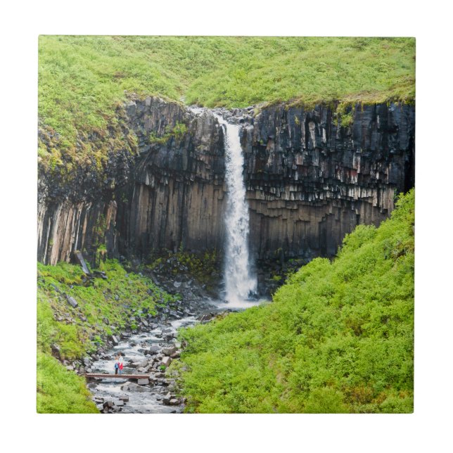 Carreau Cascade de Svartifoss à Skaftafell - Islande (Devant)