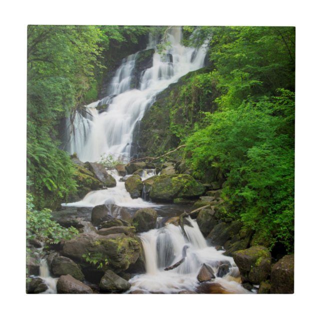 Carreau Cascade de Torc paysage, Irlande (Devant)
